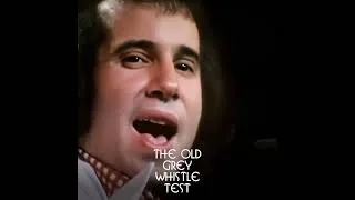 Thumbnail: Bob introduces a performance by Paul Simon on the Old Grey Whistle Test on June 18, 1974.