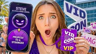 Thumbnail: I Let AI Control My Trip to VidCon!