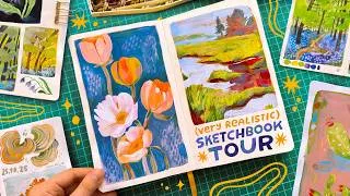 Thumbnail: Mixed Media Sketchbook Tour ⟡ (+including failed pages)
