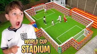 Thumbnail: BUILDING A WORLD CUP STADIUM IN OUR GARDEN *10,000 BLOCKS*