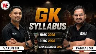 Thumbnail: Sainik School 2027, RMS 2026 and RIMC 2026 GK Syllabus | RIMC 8 | Sainik School & RMS Class 6 & 9