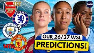Thumbnail: Our Women's Super League 26/27 Predictions!