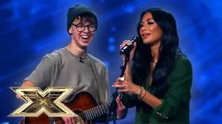 Thumbnail: Nicole Scherzinger jumps on stage for 'Don't Cha' duet with Robbie Monaghan | The X Factor Auditions