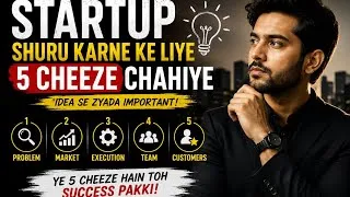 Thumbnail: Startup Shuru Karne Se Pehle Ye 5 Cheeze Zaroor Jaan Lo | Startup Guide#Startup #Business #Founder 