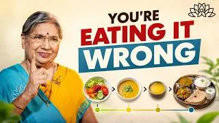 Thumbnail: Best Order to Eat Your Meals | Improve Digestion & Balance Blood Sugar | Dr Hansaji