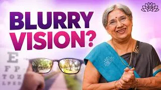 Thumbnail: How to Improve Eyesight Naturally | Diet, Yoga & Daily Habits | Dr Hansaji