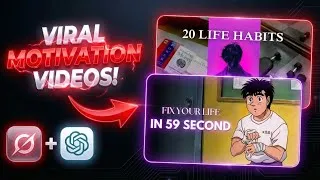 Thumbnail: How To Make VIRAL Motivational Videos With AI (Free Tools)