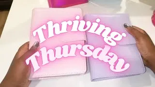 Thumbnail: Thriving Thursday part 2 | Long Term Saving Challenges | Month Ahead Binder, Credit Card debt