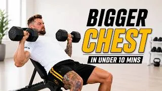 Thumbnail: 10 Minute Chest Workout With Dumbbells | Real-time with me