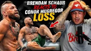 Thumbnail: Brendan Schaub Reacts LIVE to Conor McGregor's Brutal Loss