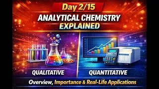 Thumbnail: Day 2/15: Types of Analytical Chemistry | Qualitative vs Quantitative Analysis Explained