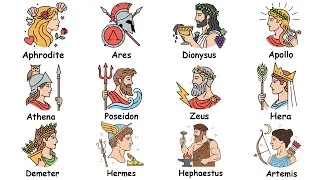 Thumbnail: 12 Olympian Gods Explained in 8 Minutes