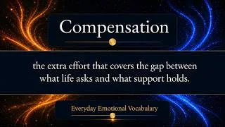 Thumbnail: When “Making It Work” Starts Costing Too Much : Compensation| Everyday Emotional Vocabulary