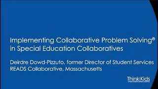 Thumbnail: Collaborative Problem Solving and Special Education Collaboratives