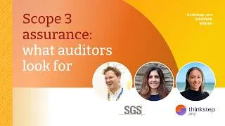 Thumbnail: Scope 3 assurance: what auditors look for - thinkstep-anz  webinar with SGS