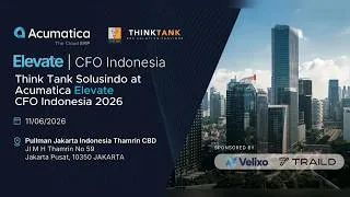Thumbnail: Acumatica Elevate CFO Indonesia 2026 | Key Insights on Cloud ERP & Finance Transformation