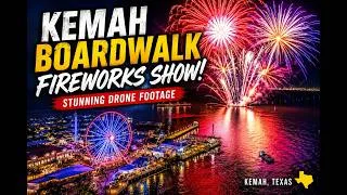 Thumbnail: Kemah Boardwalk Fireworks Spectacular 2026 | Stunning Drone Views Over Galveston Bay