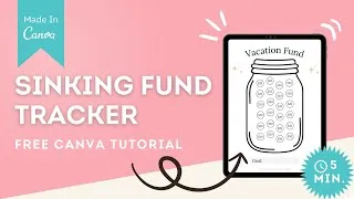 Thumbnail: SINKING FUND MONEY TRACKER | Make & Sell Free Printables with Canva