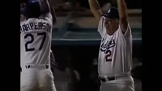 Thumbnail: October 15, 1988: Kirk Gibson hits a walk-off homerun in Game 1 of the World Series.