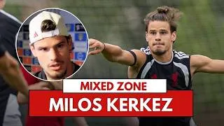 Thumbnail: Milos Kerkez Interview: Andoni Iraola is "tougher" in training
