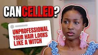 Thumbnail: MEDICAL DOCTOR getting CANCELLED for WEARING NATURAL HAIR. Which natural hairstyles are professional