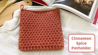 Thumbnail: How to Crochet the Cinnamon Spice Potholder - Alpine Stitch - PGCAL2024