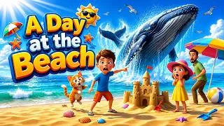 Thumbnail: 🏖️ A Day at the Beach | Easy English for Kids