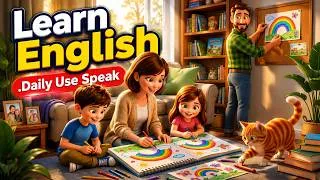 Thumbnail: English Speaking Practice for Kids | Daily Conversations with Mom & Child | Learn English Easily