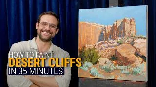 Thumbnail: How to paint BRIGHT DESERT CLIFFS