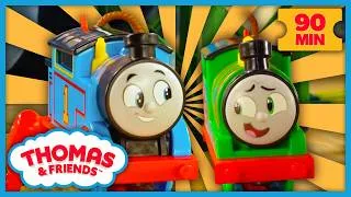 Thumbnail: Thomas & His Best Friend Percy! | Thomas & Friends: Watch Out Thomas! | 90 Minutes!