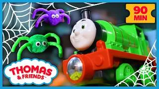 Thumbnail: Spooky Spiders on the Loose! | Thomas & Friends: Watch Out Thomas! | 90+ Minutes!