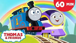 Thumbnail: ☁️🚂 Chug Along with Thomas! | Thomas & Friends: All Engines GO! | Kids Cartoon | 60 Minutes