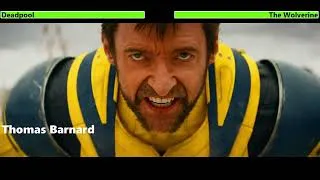 Thumbnail: Deadpool vs. The Wolverine (First Fight) with healthbars