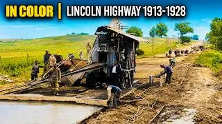 Thumbnail: Lincoln Highway Construction (1913–1928) – Building America's First Coast-to-Coast Road