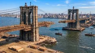 Thumbnail: Before Automation: How America Built the Brooklyn Bridge