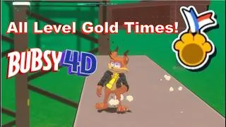 Thumbnail: Bubsy 4D - All Levels Gold Time