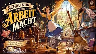 Thumbnail: Schau nur, was die Arbeit macht 🧹✨ | Magisches Zeichentrick-Musical