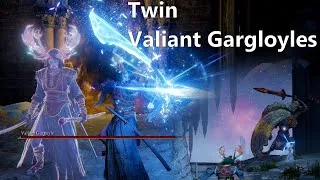 Thumbnail: ELDEN RING Twin Valiant Gargoyles vs Mizari and Mimic