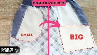 Thumbnail: How to make pockets BIGGER? Detailed (Hack My clothes)