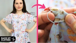 Thumbnail: How to add THREAD BELT LOOPS to your clothes? DETAILED (Hack My Clothes)