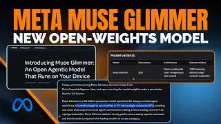 Thumbnail: Meta Muse Glimmer: New Open-Weights AI Model