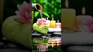Thumbnail: Instant Calm: Zen Bamboo Water Sounds 🌿✨ #Shorts #RelaxingMusic #zen