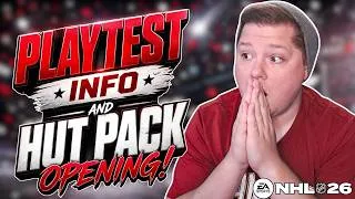 Thumbnail: NHL 27 PLAYTEST INFO AND CRAZY HUT PACK OPENING