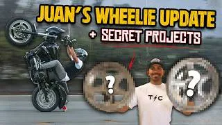 Thumbnail: Juan's Wheelie Progress + Secret Projects! (He Scraped!?) - Vlog 259