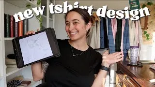 Thumbnail: Designing My First Doodle T-Shirt | Small Business Vlog