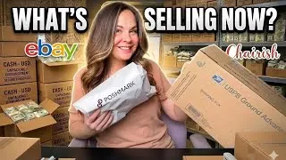 Thumbnail: What To Buy At Thrift Stores To Resell On Ebay Poshmark & Chairish Ship With Me Reseller Tips