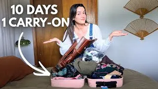 Thumbnail: I Packed for 10 Days with Just a Carry-On! SCOTLAND!🏴󠁧󠁢󠁳󠁣󠁴󠁿✈️