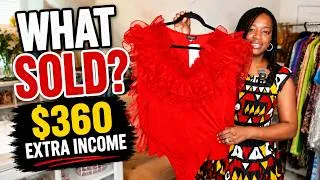 Thumbnail: You Can Make Extra Money Selling Clothes | What Sold on Depop + Facebook LIVE