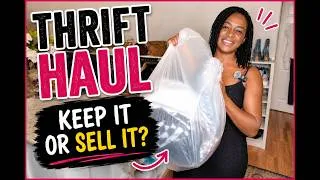 Thumbnail: Thrift Haul & Try-On | What I'm Keeping vs. Reselling | Style Over 40