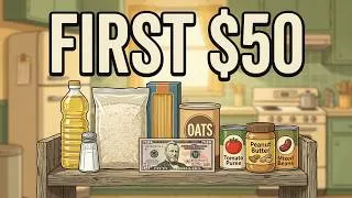 Thumbnail: Starting From Zero: How I’d Build a $50 Working Pantry at 52